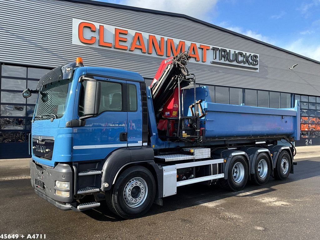 Abrollcontainer des Typs MAN TGS 35.440 8x4 HMF 17 Tonmeter laadkraan, Gebrauchtmaschine in ANDELST (Bild 2)