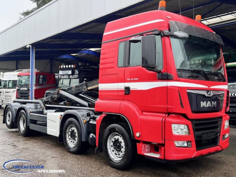 Abrollcontainer от тип MAN TGS 35.500 8x2, Euro 6, Nieuwe motor bij 620000 km, Blower compr, Gebrauchtmaschine в Apeldoorn (Снимка 1)