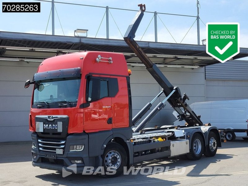 Abrollcontainer des Typs MAN TGX 26.470 TGX 6X2 VDL S-21-6200 containersystem Lift+Lenkachse, Gebrauchtmaschine in Veghel (Bild 1)