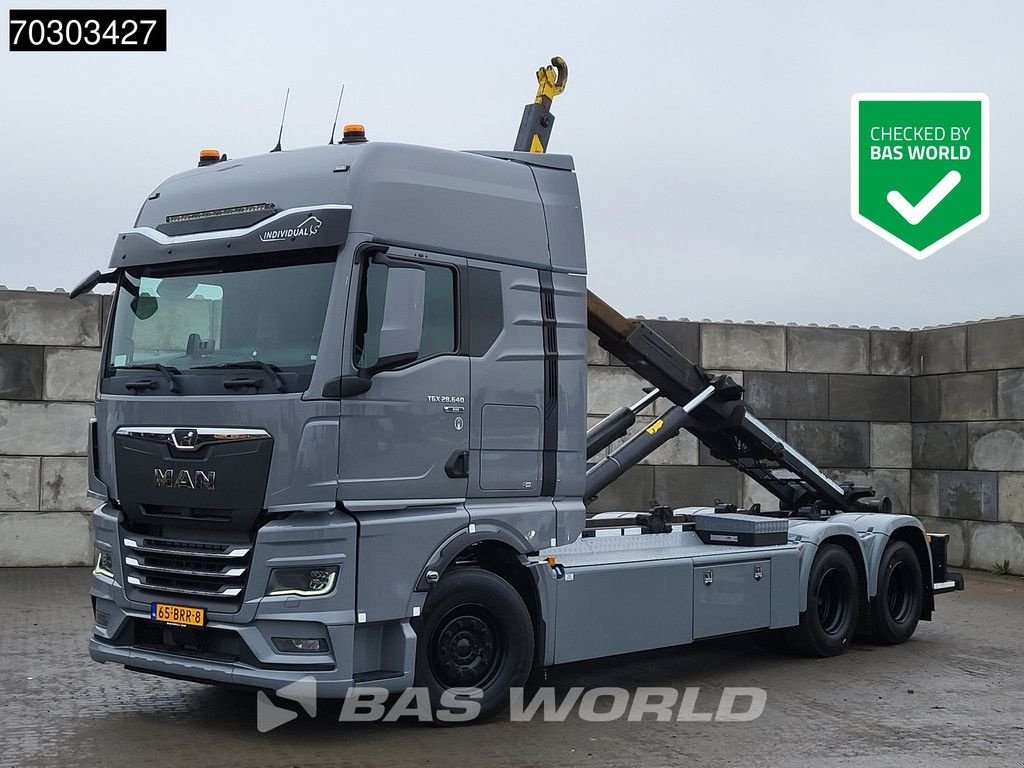 Abrollcontainer typu MAN TGX 28.640 TGX 6X2 NL-Truck APK Hyva 26-60-S containersystem Lif, Gebrauchtmaschine v Veghel (Obrázek 1)