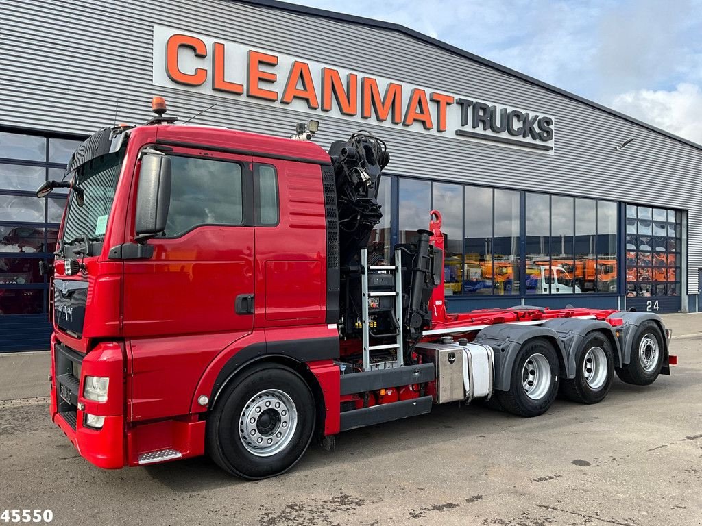 Abrollcontainer typu MAN TGX 35.480 8x4 Euro 6 Hiab 28 Tonmeter laadkraan, Gebrauchtmaschine v ANDELST (Obrázek 2)