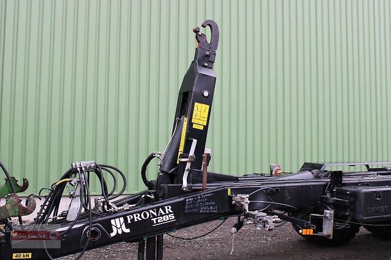 Abrollcontainer typu PRONAR T 285 Hakenlift-Anhänger 21to Boogie-Fahrwerk 600/50R22,5 Alliance 882, Gebrauchtmaschine v Ostheim/Rhön (Obrázek 9)