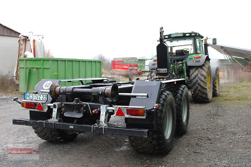 Abrollcontainer des Typs PRONAR T 285 Hakenlift-Anhänger 21to Boogie-Fahrwerk 600/50R22,5 Alliance 882, Gebrauchtmaschine in Ostheim/Rhön (Bild 7)