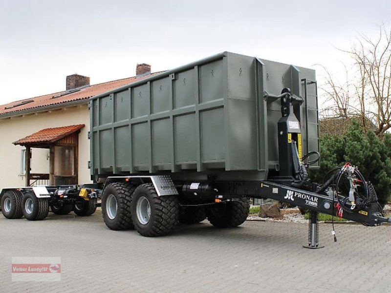 Abrollcontainer typu PRONAR T 285 Hakenlift-Anhänger 21to Boogie-Fahrwerk, Neumaschine v Ostheim/Rhön (Obrázek 1)