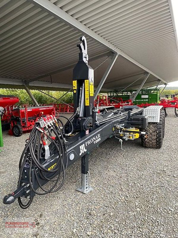 Abrollcontainer des Typs PRONAR T 285 Hakenlift-Anhänger 21to Boogie-Fahrwerk, Neumaschine in Ostheim/Rhön (Bild 3)