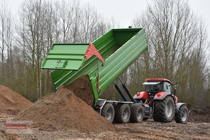 Abrollcontainer des Typs PRONAR T 386 Hakenliftanhänger 34 to Zwangslenkung Parabel-Fahrwerk, Neumaschine in Ostheim/Rhön (Bild 5)