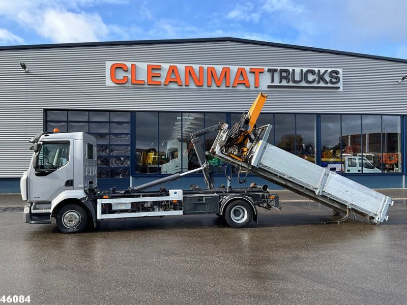 Abrollcontainer tip Renault Midlum 190.12 Effer 7,5 Tonmeter laadkraan, Gebrauchtmaschine in ANDELST