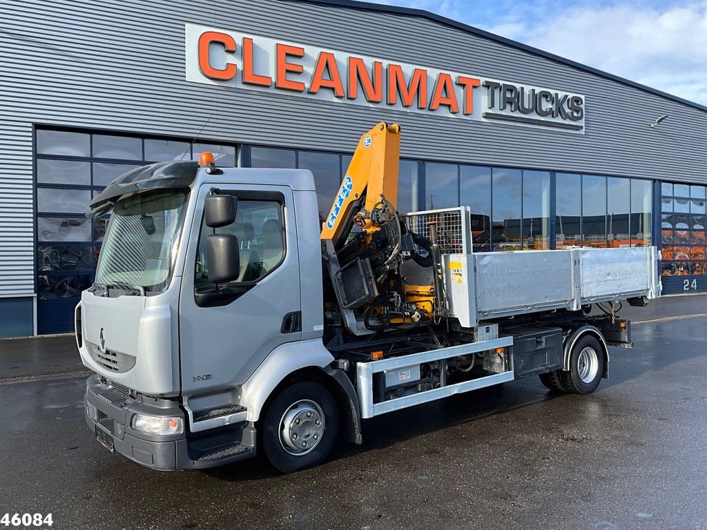 Abrollcontainer del tipo Renault Midlum 190.12 Effer 7,5 Tonmeter laadkraan, Gebrauchtmaschine en ANDELST (Imagen 8)