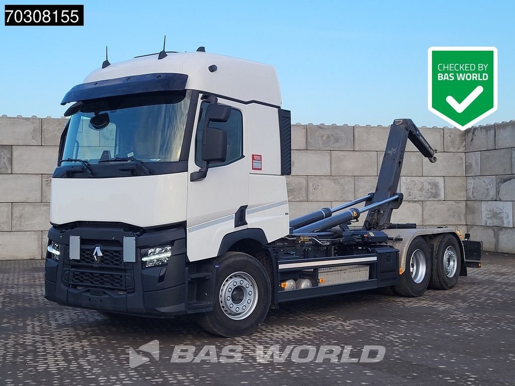 Abrollcontainer типа Renault T 480 6X2 Meiller RS21 70 Lift+Steering axle Automatic Sleeperca, Gebrauchtmaschine в Veghel (Фотография 1)