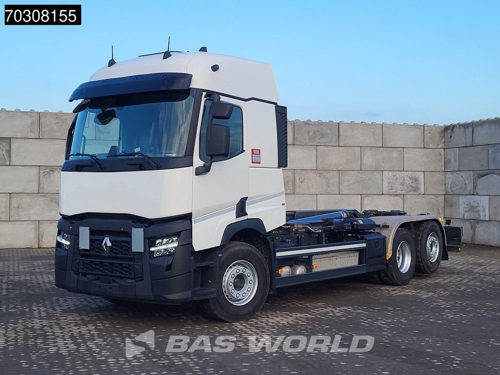 Abrollcontainer типа Renault T 480 6X2 Meiller RS21 70 Lift+Steering axle Automatic Sleeperca, Gebrauchtmaschine в Veghel (Фотография 7)