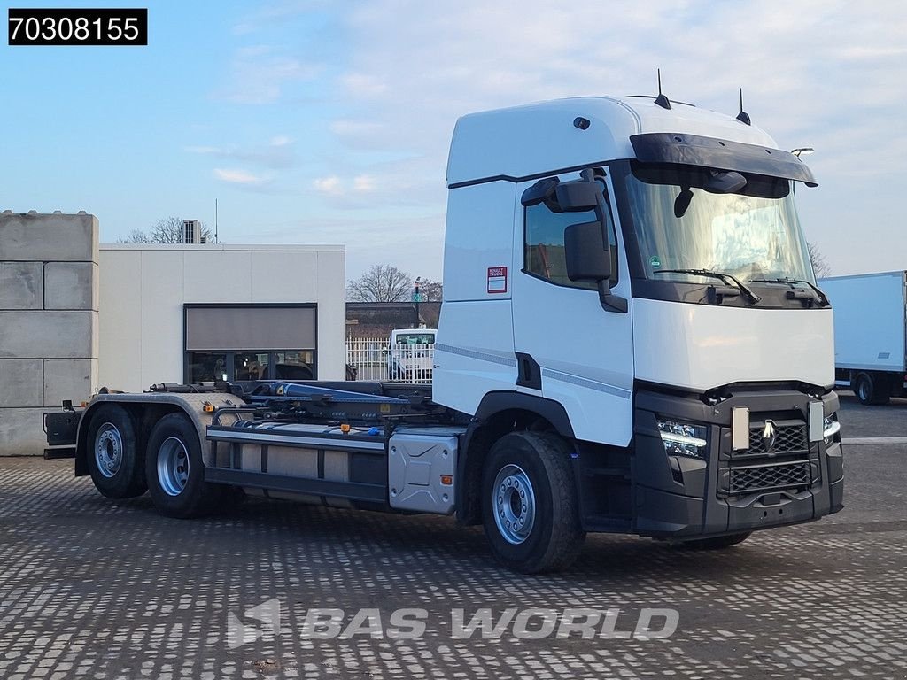 Abrollcontainer типа Renault T 480 6X2 Meiller RS21 70 Lift+Steering axle Automatic Sleeperca, Gebrauchtmaschine в Veghel (Фотография 3)