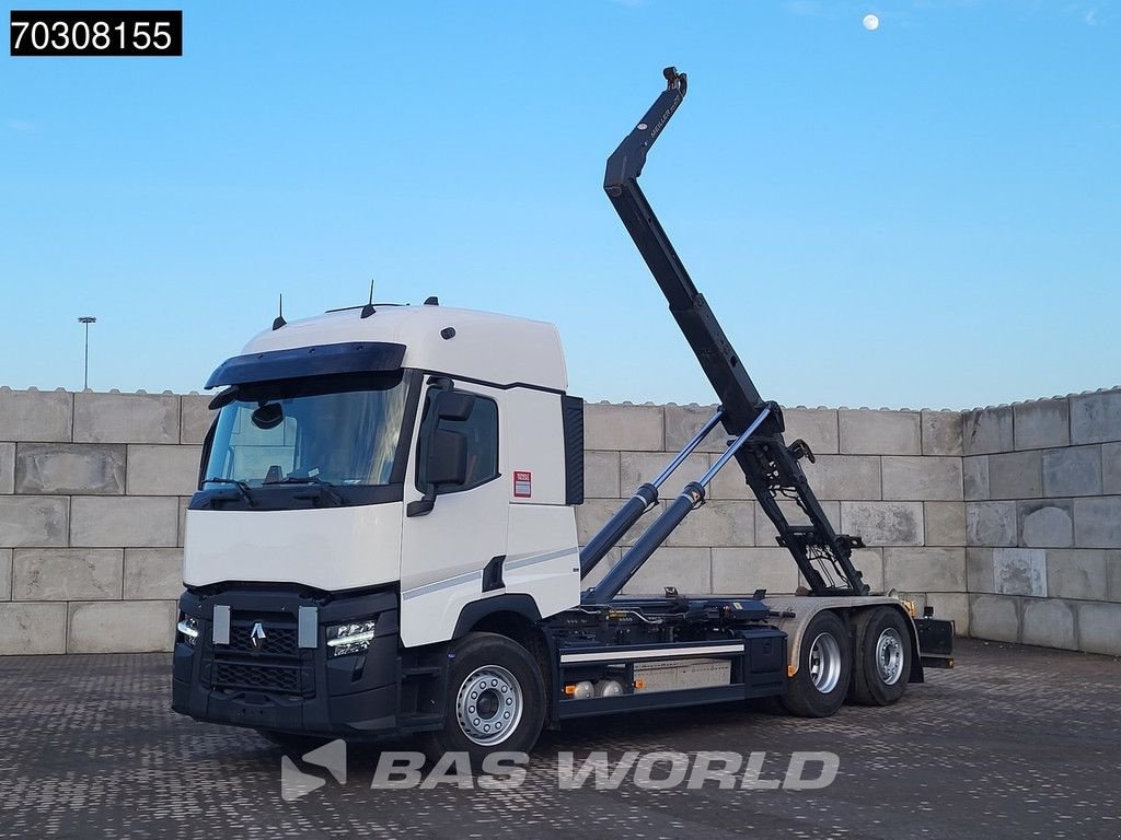 Abrollcontainer типа Renault T 480 6X2 Meiller RS21 70 Lift+Steering axle Automatic Sleeperca, Gebrauchtmaschine в Veghel (Фотография 8)