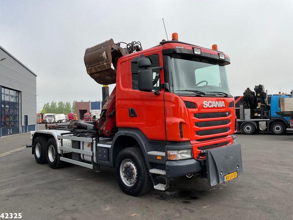 Abrollcontainer a típus Scania G 400 6x6 HMF 16 ton/meter Z-kraan Full steel, Gebrauchtmaschine ekkor: ANDELST (Kép 5)