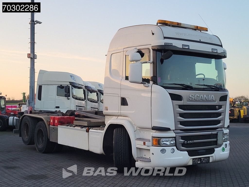 Abrollcontainer του τύπου Scania G450 6X2 HIAB XR21Z59 containersystem 3-pedals Retarder Lift-Axl, Gebrauchtmaschine σε Veghel (Φωτογραφία 9)