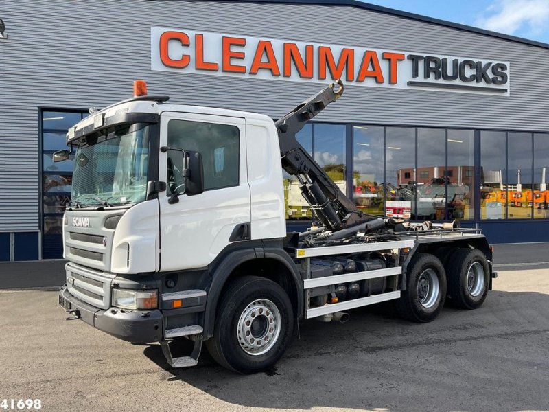 Abrollcontainer du type Scania P 400 6x4 Manual Full Steel, Gebrauchtmaschine en ANDELST (Photo 1)