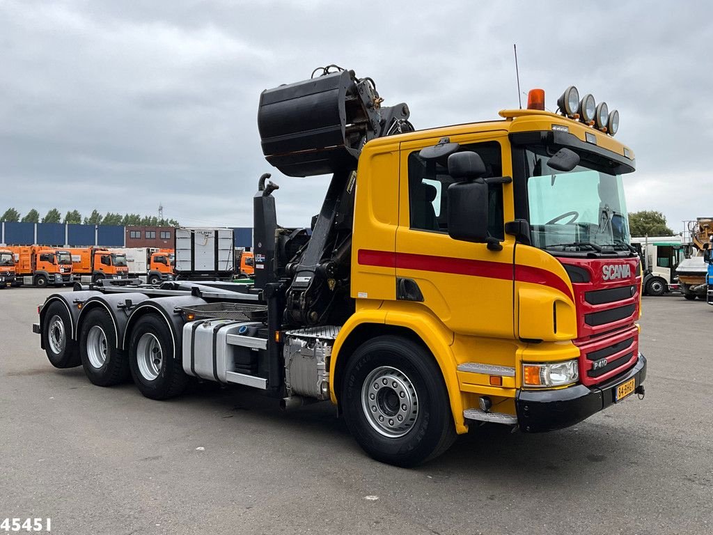 Abrollcontainer des Typs Scania P 410 8x4 Euro 6 Palfinger 14 Tonmeter Z-kraan, Gebrauchtmaschine in ANDELST (Bild 3)