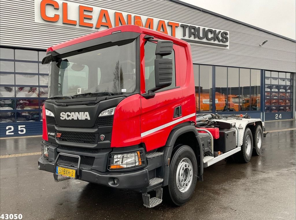 Abrollcontainer tip Scania P 450 XT 6x4 Full steel haakarmsysteem, Gebrauchtmaschine in ANDELST (Poză 2)