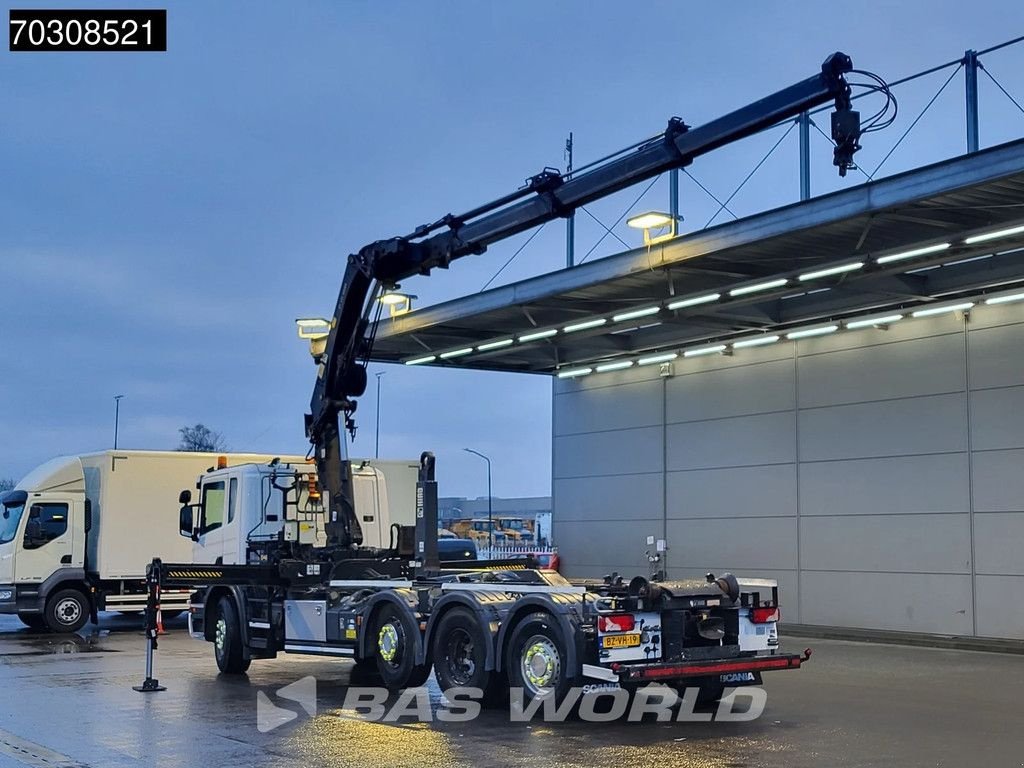 Abrollcontainer du type Scania P360 8X2 HIAB 211 E-3 HIPRO Crane + XR21S61 hooklift Lift+Steeri, Gebrauchtmaschine en Veghel (Photo 2)