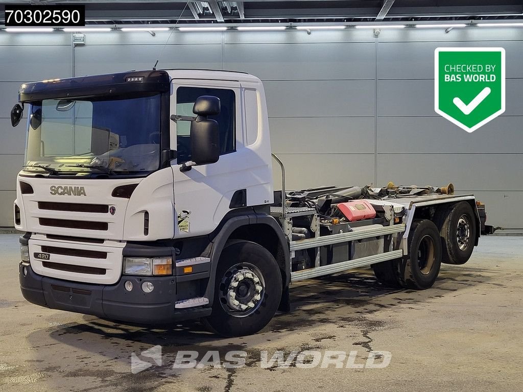 Abrollcontainer του τύπου Scania P420 6X2 20 tons Dalby containersystem Lift-Axle Manual Euro 5, Gebrauchtmaschine σε Veghel (Φωτογραφία 1)