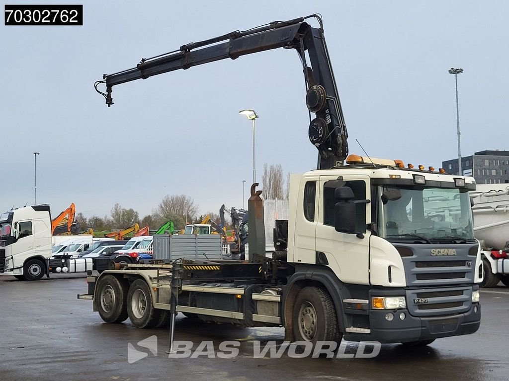 Abrollcontainer typu Scania P420 6X2 Hiab 166 ES-3 Hipro Crane Remote VDL 25tons hooklift Eu, Gebrauchtmaschine v Veghel (Obrázok 3)