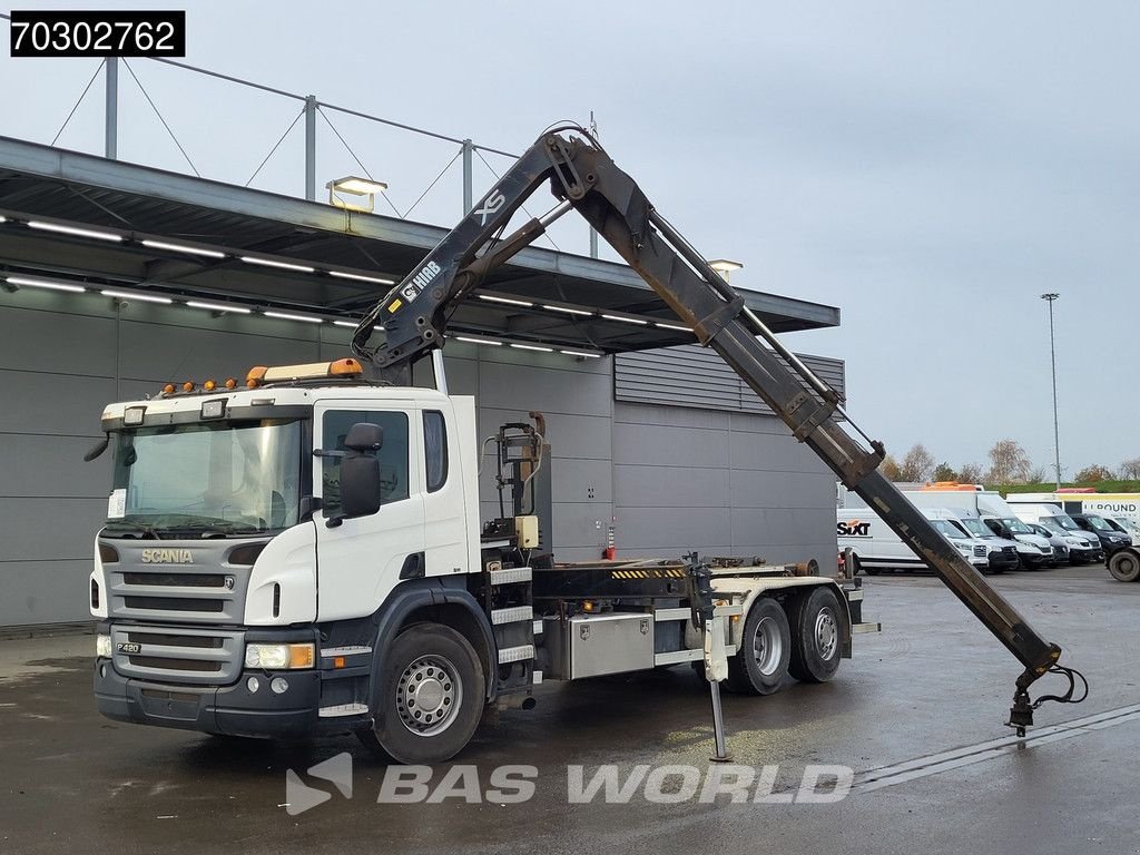 Abrollcontainer typu Scania P420 6X2 Hiab 166 ES-3 Hipro Crane Remote VDL 25tons hooklift Eu, Gebrauchtmaschine v Veghel (Obrázok 5)