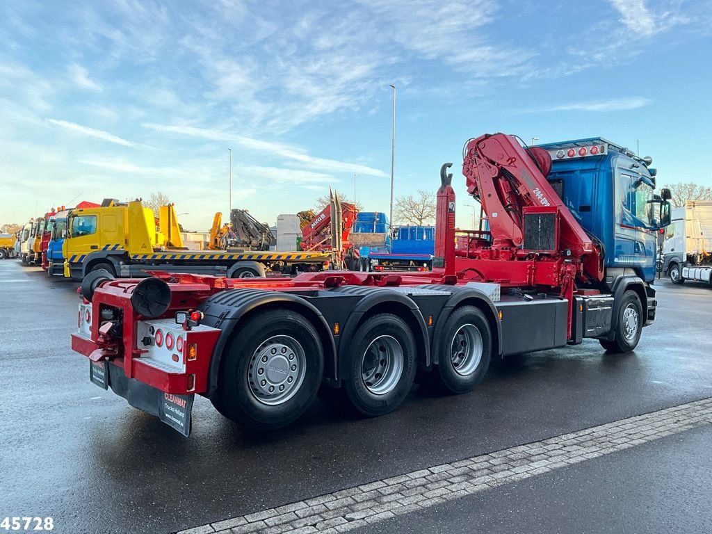 Abrollcontainer typu Scania R 580 8x4 Euro 6 Retarder Hiab 24 Tonmeter laadkraan, Gebrauchtmaschine v ANDELST (Obrázek 7)