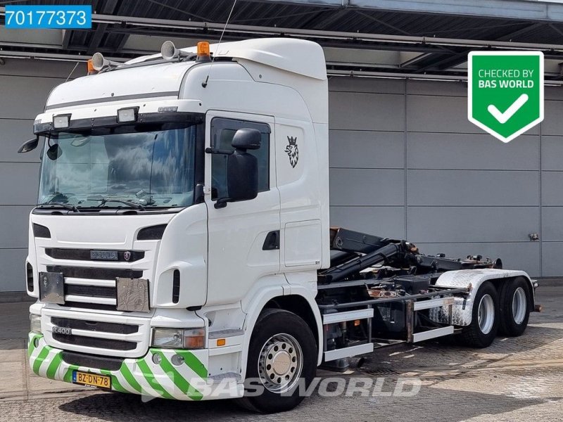 Abrollcontainer типа Scania R400 6X2 NL-Truck Liftachse Hydraulik 3-Pedals 21Tonnes Euro 5, Gebrauchtmaschine в Veghel (Фотография 1)