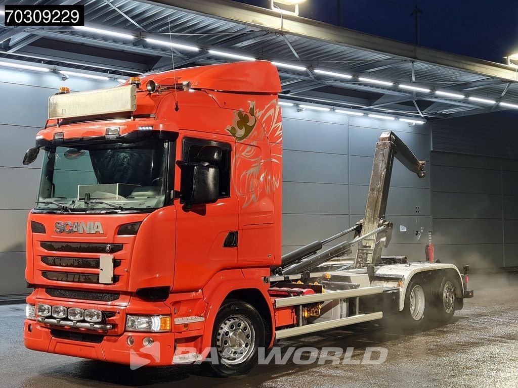 Abrollcontainer du type Scania R450 6X2 20tons VDL S-20-6400 Contaienrsystem Retarder Lift+Stee, Gebrauchtmaschine en Veghel (Photo 3)