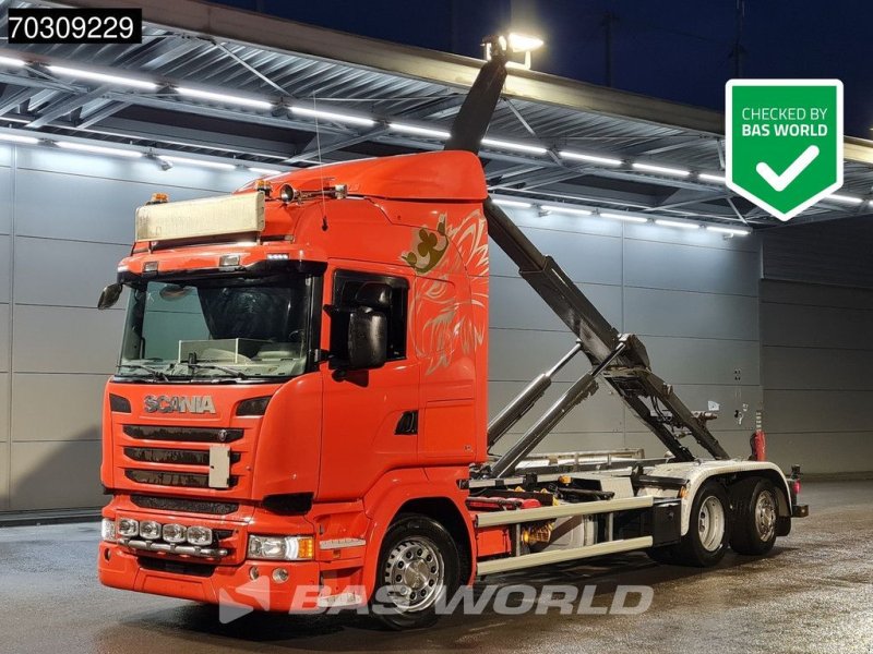 Abrollcontainer du type Scania R450 6X2 20tons VDL S-20-6400 Contaienrsystem Retarder Lift+Stee, Gebrauchtmaschine en Veghel (Photo 1)