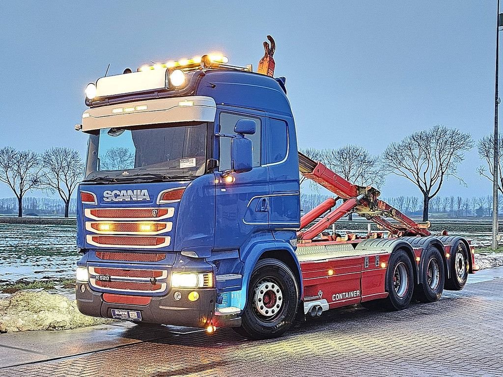 Abrollcontainer Türe ait Scania R520 8X4*4 V8 RETARDER, Gebrauchtmaschine içinde Vuren (resim 2)