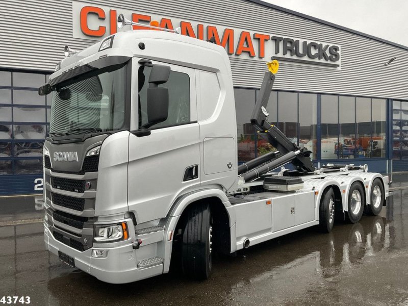 Abrollcontainer van het type Scania R770 V8 8x2 Euro 6 Retarder Hyvalift 26 Ton NEW AND UNUSED!, Neumaschine in ANDELST (Foto 1)