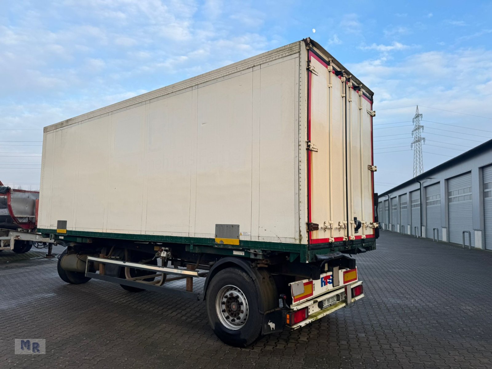 Abrollcontainer του τύπου Schmitz Wechselbrücken Anhänger mit Kofferaufbau Interne Nr. 8384, Gebrauchtmaschine σε Greven (Φωτογραφία 1)