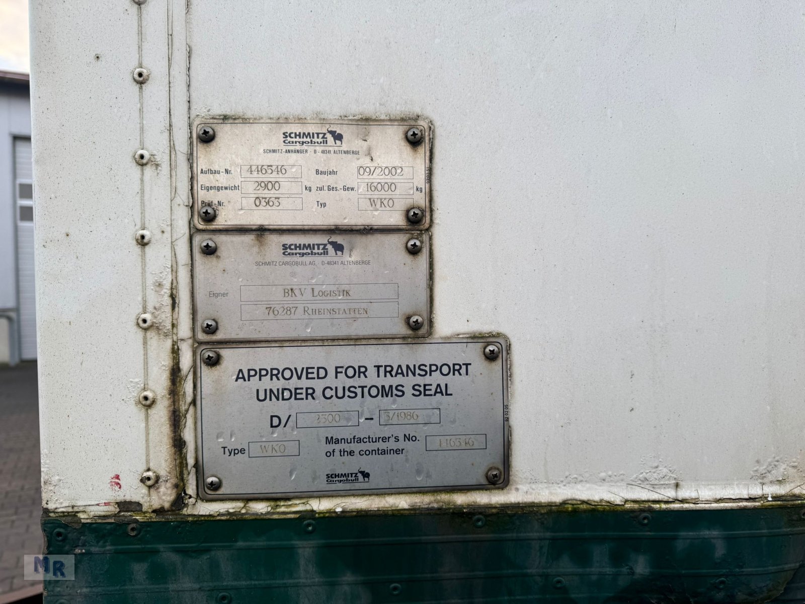 Abrollcontainer του τύπου Schmitz Wechselbrücken Anhänger mit Kofferaufbau Interne Nr. 8384, Gebrauchtmaschine σε Greven (Φωτογραφία 6)