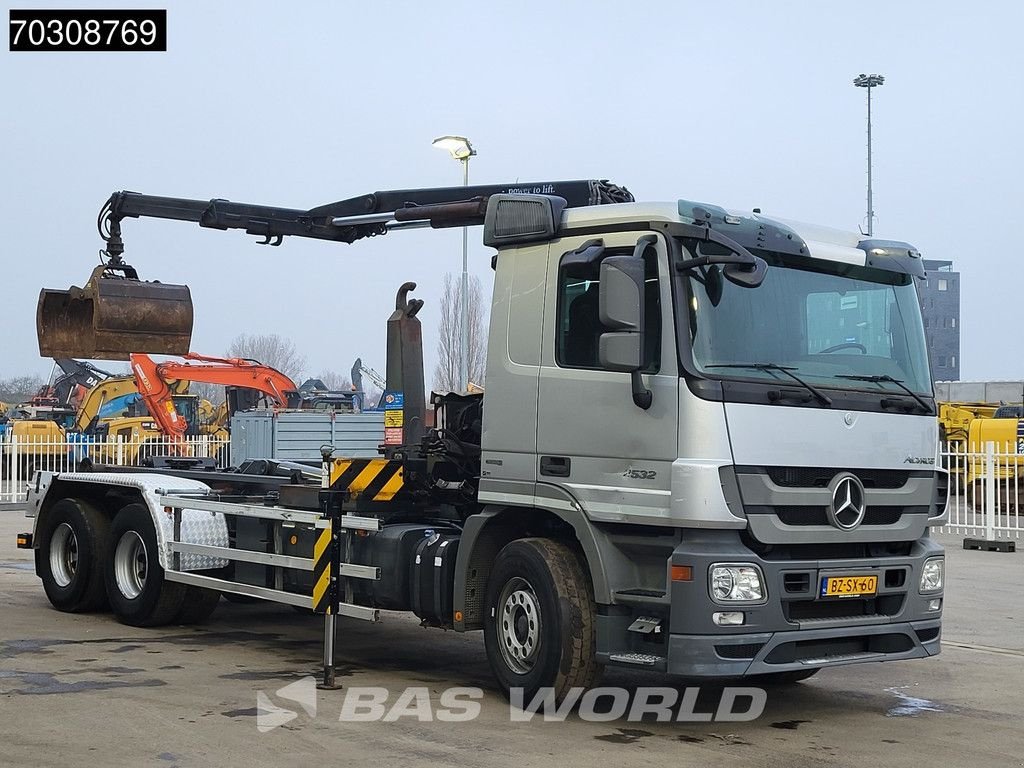 Abrollcontainer of the type Sonstige Mercedes Benz Actros 2532 6X2 NL-Truck HMF 1643 Z2 Crane Kran 21 tons VDL Hook, Gebrauchtmaschine in Veghel (Picture 3)