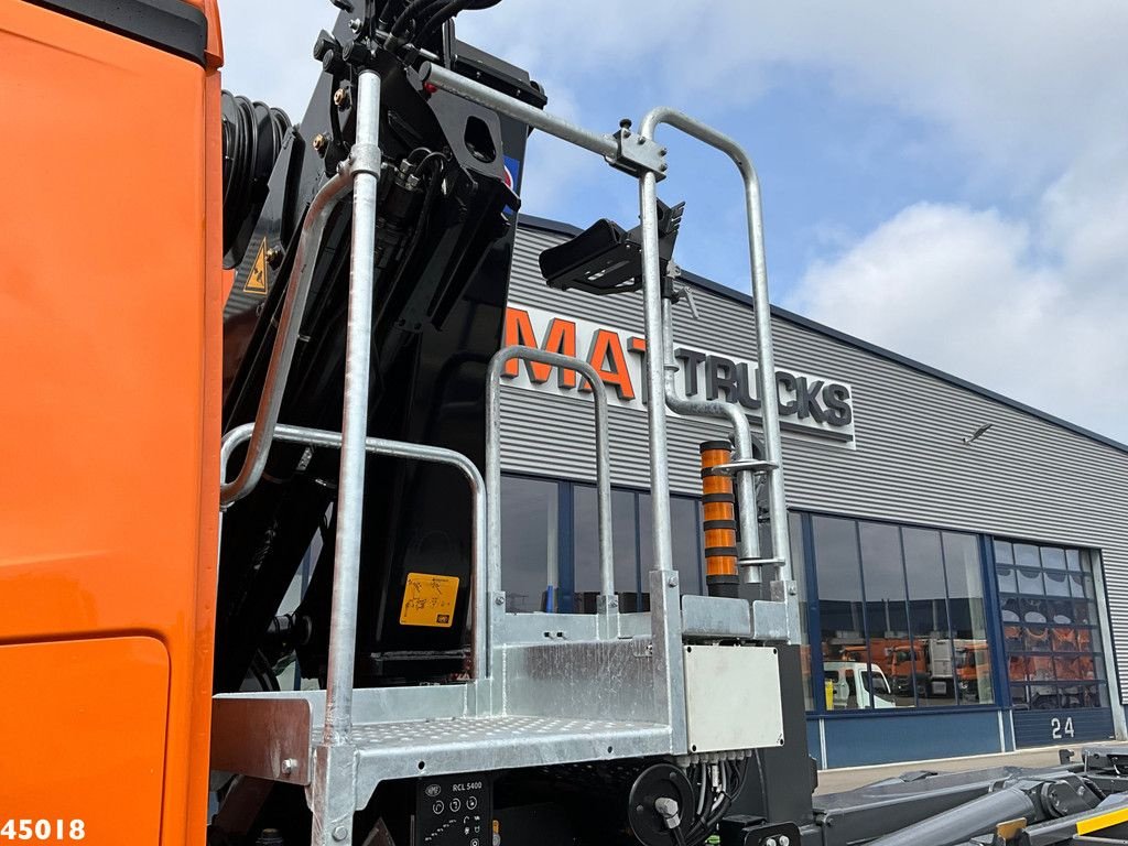 Abrollcontainer des Typs Sonstige Mercedes Benz Actros 2543 HMF 23 Tonmeter laadkraan, Neumaschine in ANDELST (Bild 8)