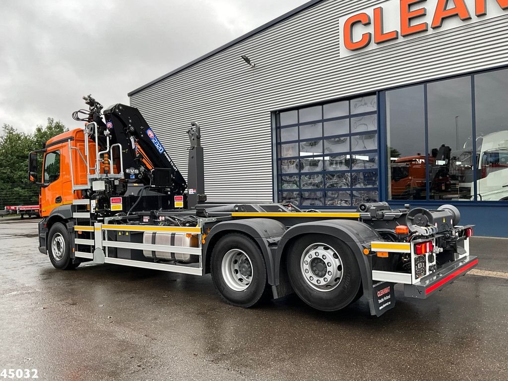 Abrollcontainer des Typs Sonstige Mercedes Benz ACTROS 2543 HMF 23 Tonmeter laadkraan, Gebrauchtmaschine in ANDELST (Bild 2)