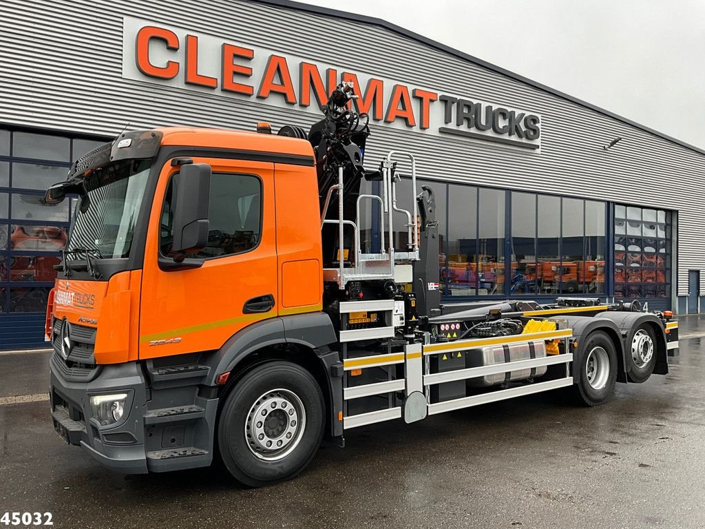 Abrollcontainer des Typs Sonstige Mercedes Benz ACTROS 2543 HMF 23 Tonmeter laadkraan, Gebrauchtmaschine in ANDELST (Bild 11)