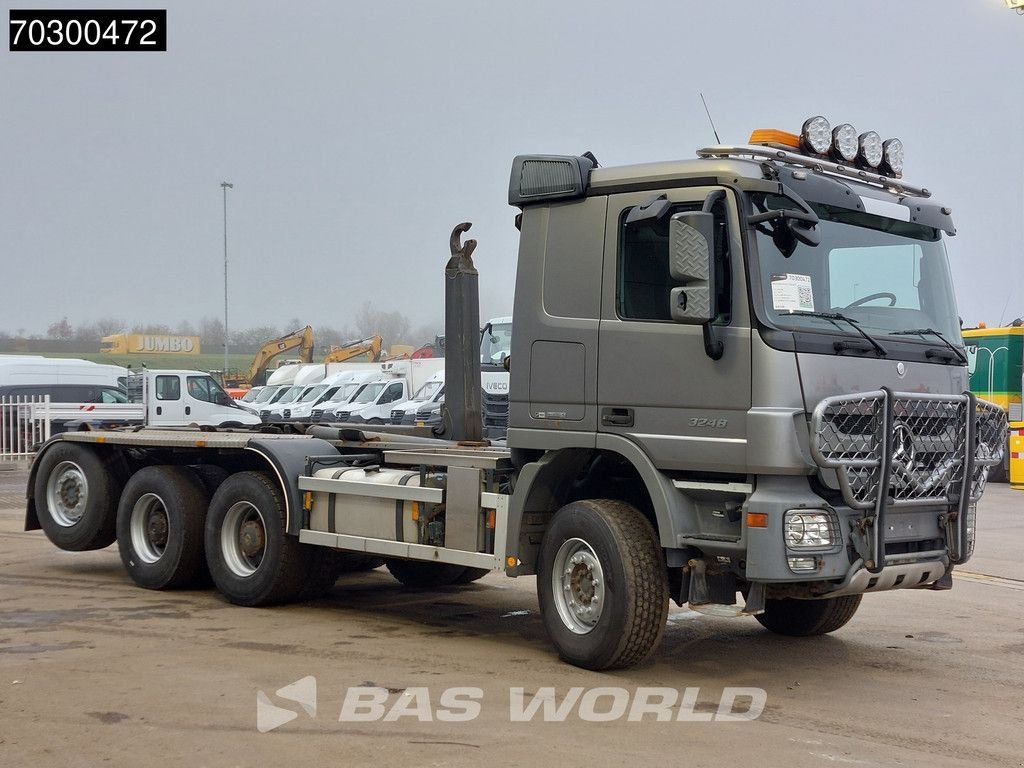 Abrollcontainer Türe ait Sonstige Mercedes Benz Actros 3248 Actros 8X4 HIAB XR24SL59 Multilift Lift+steering Axl, Gebrauchtmaschine içinde Veghel (resim 10)