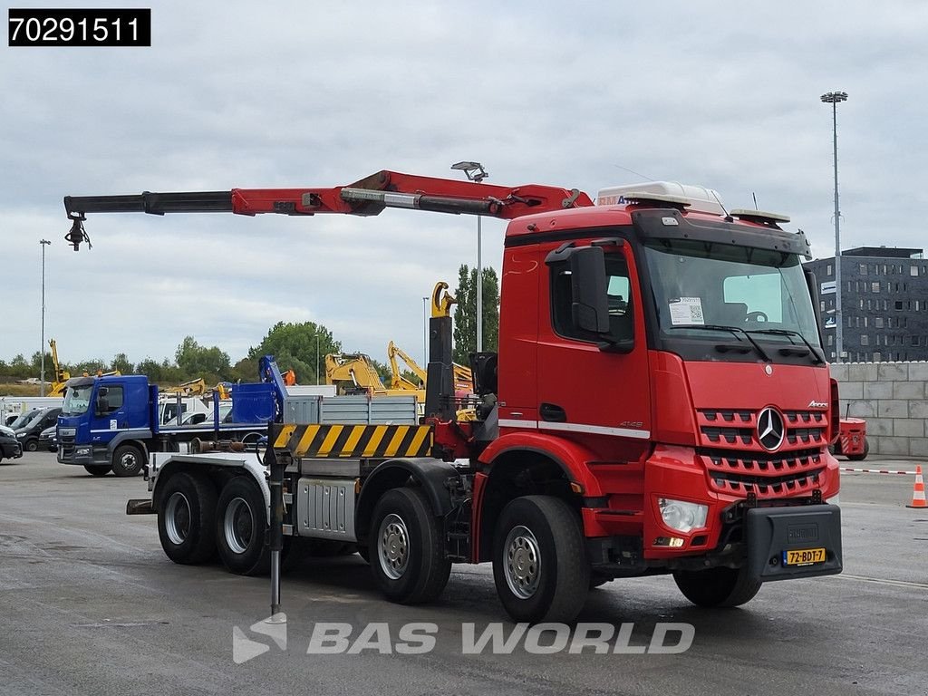 Abrollcontainer typu Sonstige Mercedes Benz Arocs 4145 8X4 NL-Truck HMF 2243 Z Crane Hyva 26-51-S Steelsuspe, Gebrauchtmaschine v Veghel (Obrázok 3)