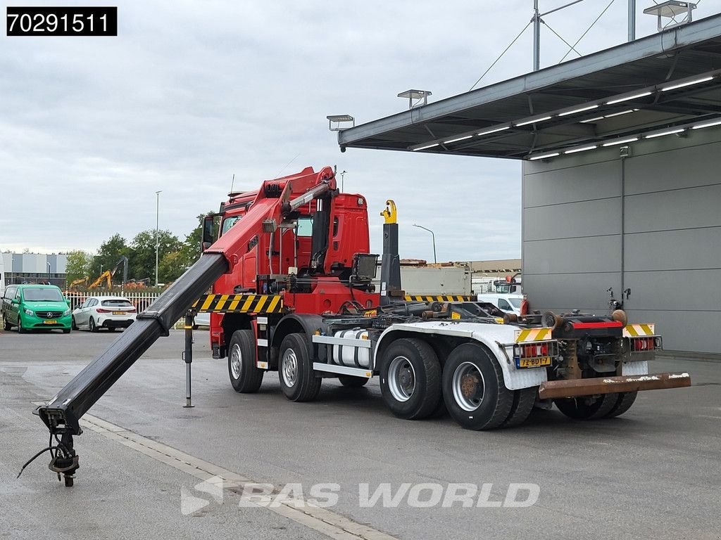 Abrollcontainer typu Sonstige Mercedes Benz Arocs 4145 8X4 NL-Truck HMF 2243 Z Crane Hyva 26-51-S Steelsuspe, Gebrauchtmaschine v Veghel (Obrázok 5)
