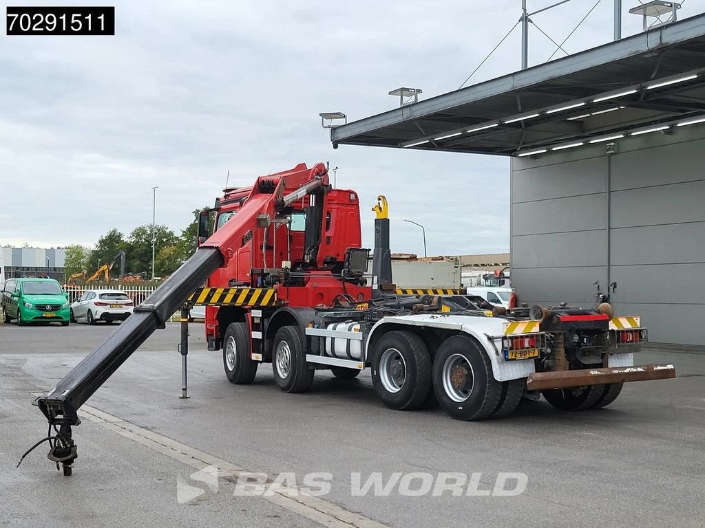Abrollcontainer vrste Sonstige Mercedes Benz Arocs 4145 8X4 NL-Truck HMF 2243 Z Crane Hyva 26-51-S Steelsuspe, Gebrauchtmaschine v Veghel (Slika 5)
