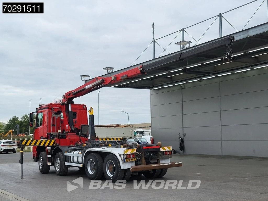 Abrollcontainer vrste Sonstige Mercedes Benz Arocs 4145 8X4 NL-Truck HMF 2243 Z Crane Hyva 26-51-S Steelsuspe, Gebrauchtmaschine v Veghel (Slika 2)