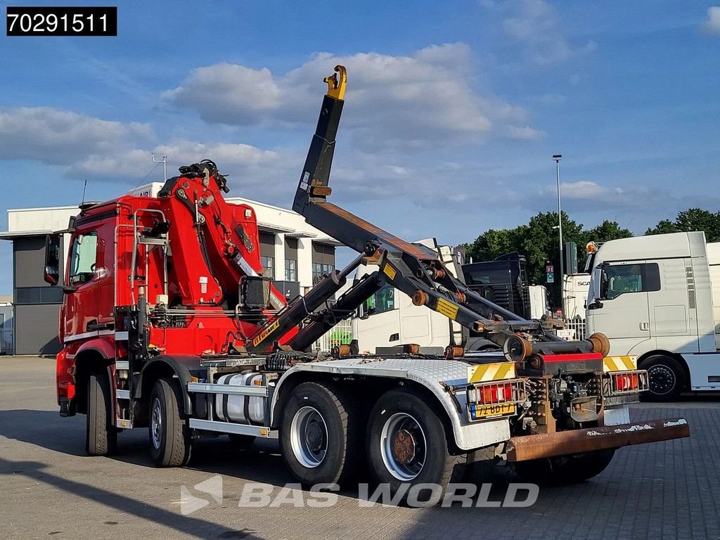 Abrollcontainer vrste Sonstige Mercedes Benz Arocs 4145 8X4 NL-Truck HMF 2243 Z Crane Hyva 26-51-S Steelsuspe, Gebrauchtmaschine v Veghel (Slika 10)
