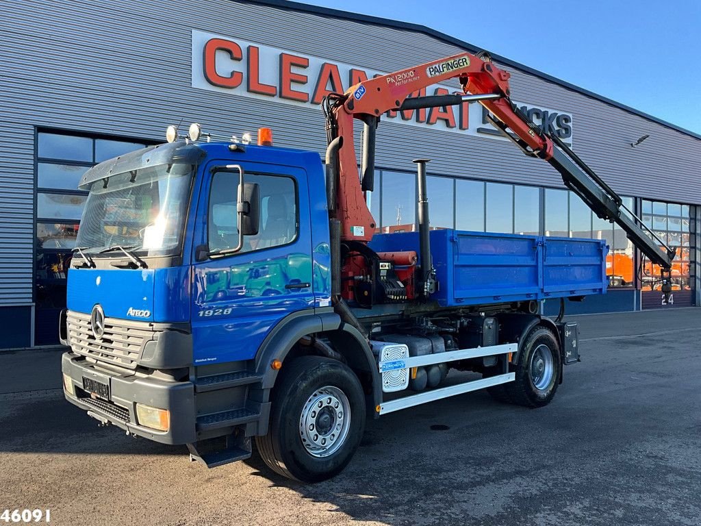 Abrollcontainer del tipo Sonstige Mercedes Benz Atego 1928 Manual Full steel Palfinger 12 Tonmeter laadkraan, Gebrauchtmaschine In ANDELST (Immagine 1)