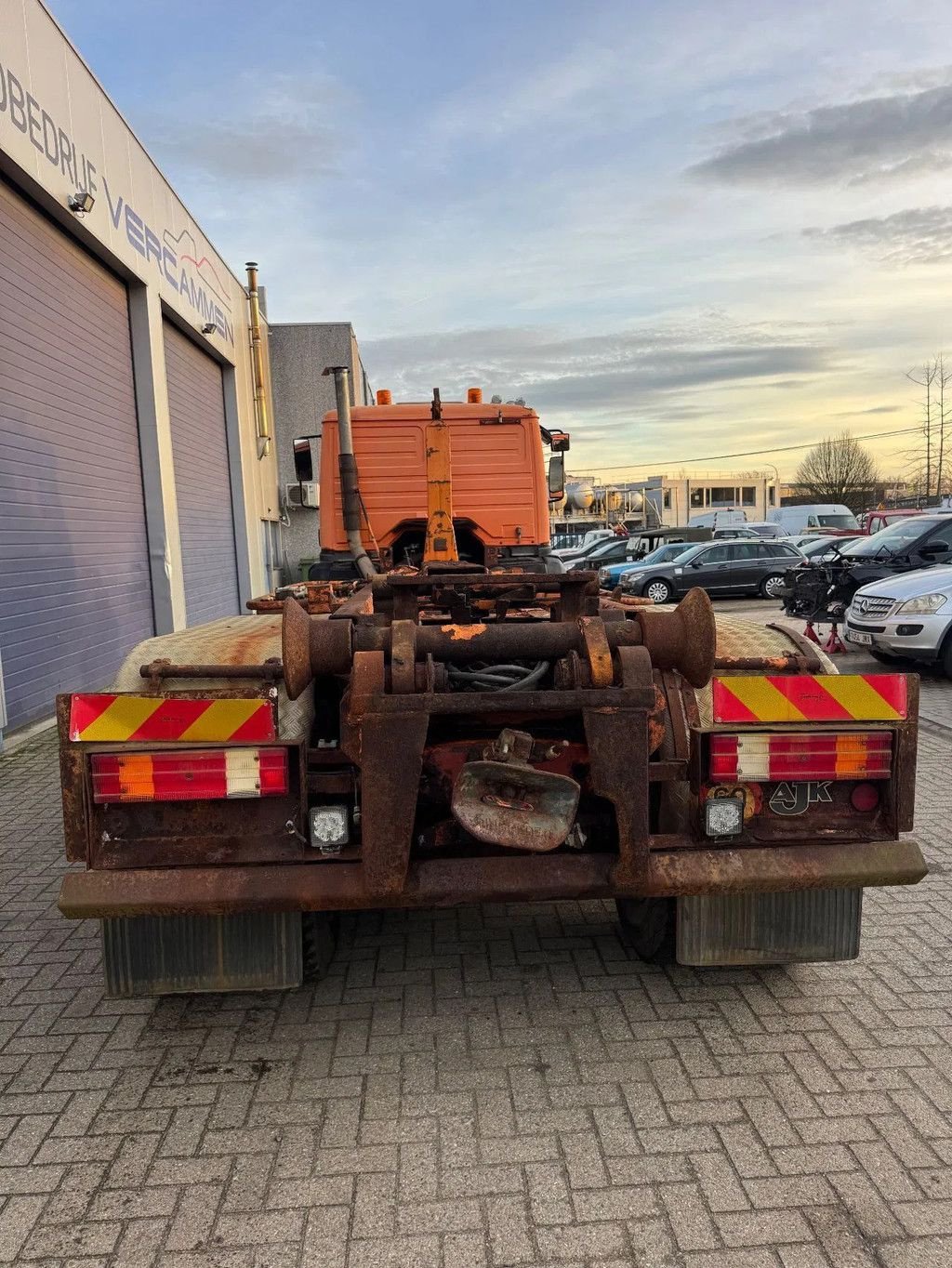 Abrollcontainer del tipo Sonstige Mercedes Benz SK 2631 **MANUAL GEARBOX-V6-BELGIAN TRUCK**, Gebrauchtmaschine en Kessel (Imagen 10)