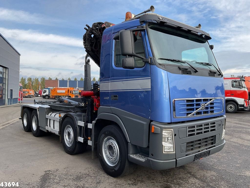 Abrollcontainer tip Volvo FH 13.440 8x4 HMF 22 Tonmeter laadkraan, Gebrauchtmaschine in ANDELST (Poză 3)