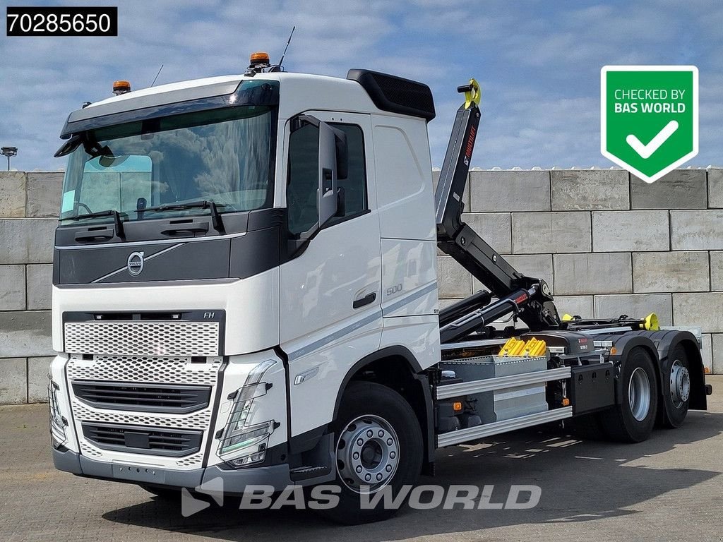 Abrollcontainer des Typs Volvo FH 500 6X2 NEW! 21tons HIAB ULT21S59 VEB+ Lift+Lenkachse ACC LED, Neumaschine in Veghel (Bild 1)