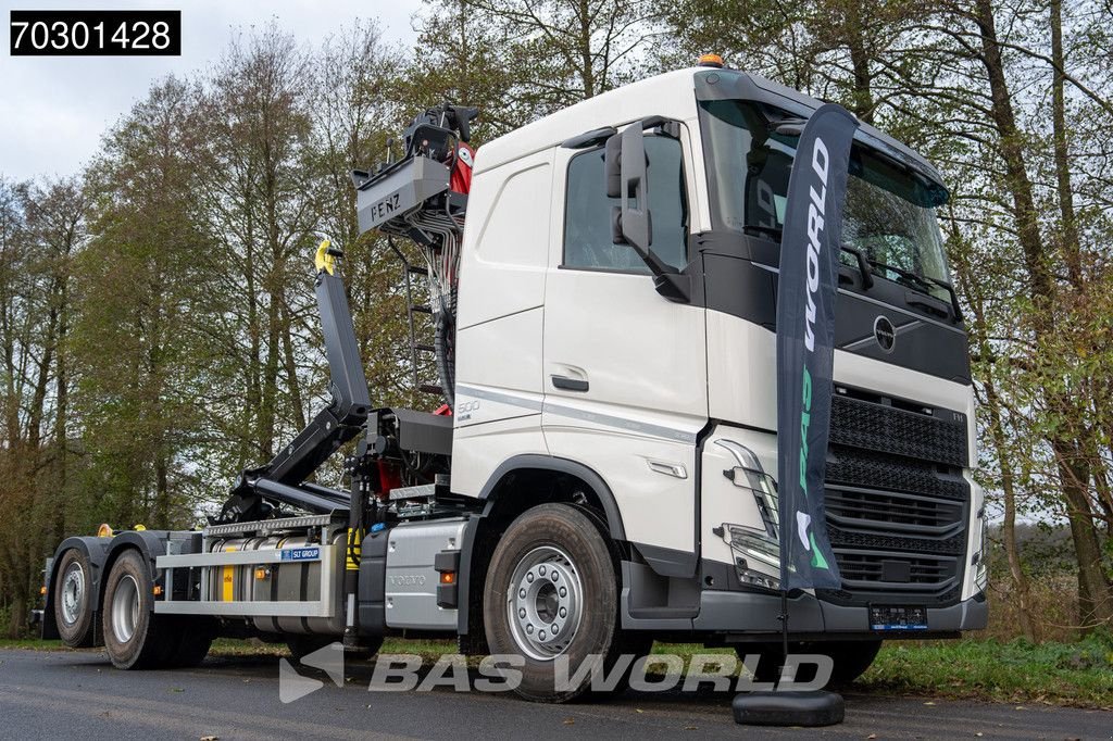 Abrollcontainer des Typs Volvo FH 500 6X2 NEW! Penz Crane 15Z9.50R HIAB Opt 20S56 abroller Auto, Neumaschine in Veghel (Bild 11)