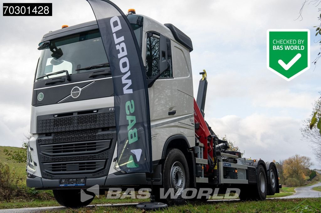 Abrollcontainer des Typs Volvo FH 500 6X2 NEW! Penz Crane 15Z9.50R HIAB Opt 20S56 abroller Auto, Neumaschine in Veghel (Bild 1)