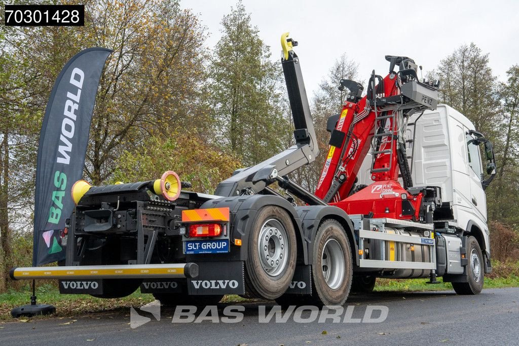 Abrollcontainer des Typs Volvo FH 500 6X2 NEW! Penz Crane 15Z9.50R HIAB Opt 20S56 abroller Auto, Neumaschine in Veghel (Bild 8)